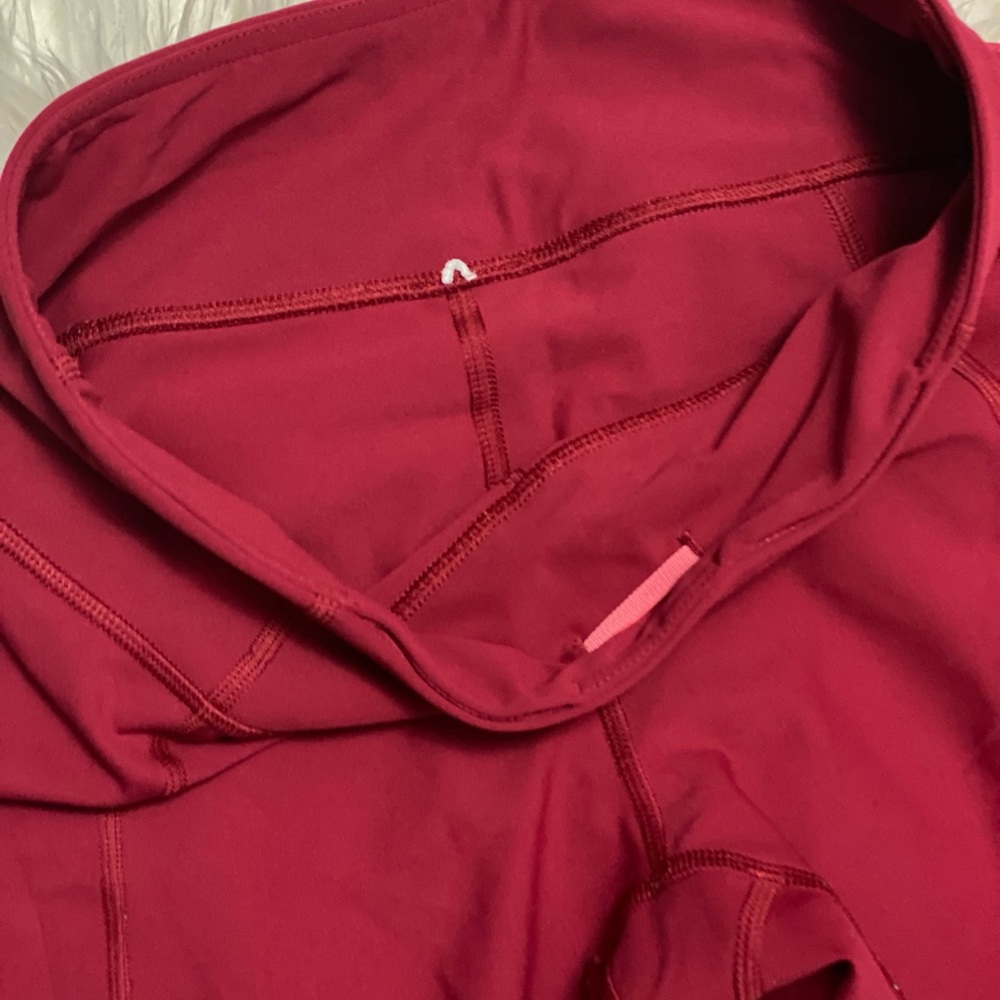 Red Lululemon Legging, Size 6. Fairly used.
